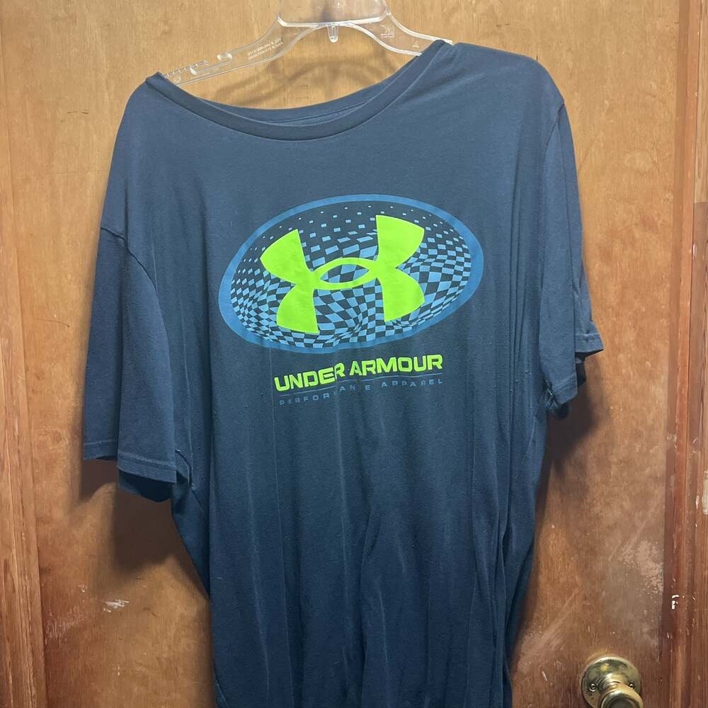 Under Armour Blue Loose Fit Heat Gear T-Shirt